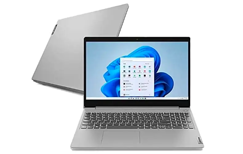 Notebook Lenovo Ultrafino IdeaPad 3i i5-10210U 8GB 256 GB SSD Windows 11 15.6" 82BS000GBR Prata