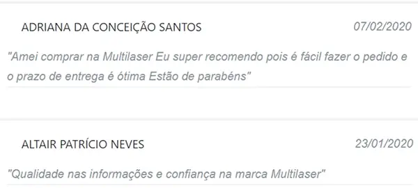 Avaliações do Robô aspirador Multilaser no Ebit