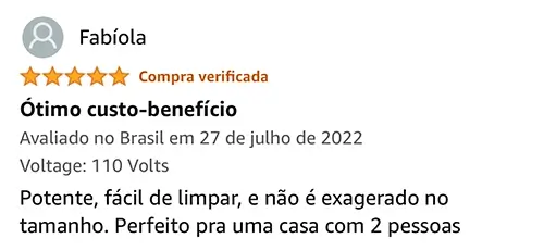 Depoimento - Air Fryer Multilaser é fácil de limpar