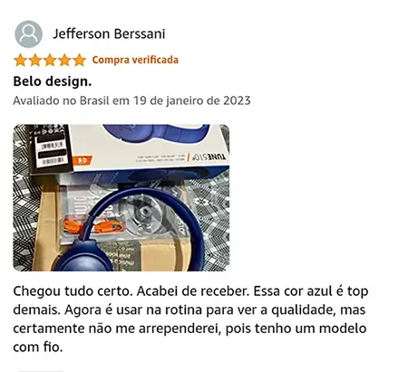 Opinião sobre Design da JBL