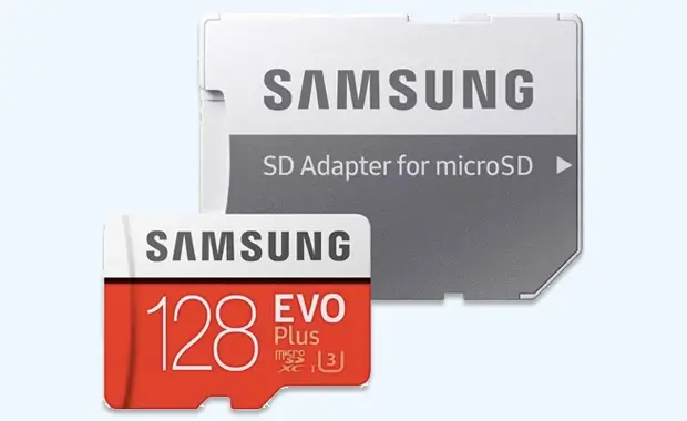SAMSUNG 128 GB EVO Plus Classe 10 Micro SDXC com adaptador 