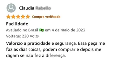 Depoimento sobre Praticidade e segurança
da Chaleira Agratto