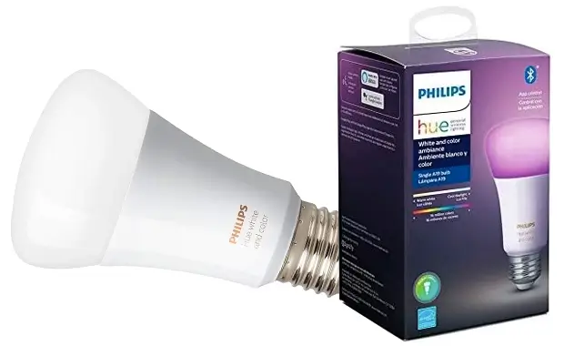 Philips Hue White & Color Ambiance Lâmpada E27 220V - Iluminação Inteligente Controlada Por Wifi E Bluetooth, compatível com Amazon Alexa.