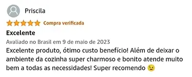 Depoimento sobre o Charme e elegância do cooktop 4 bocas Chamalux