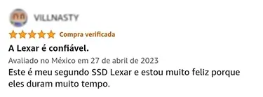 SSD da Lexar é confiável