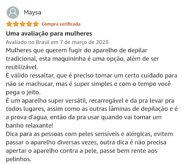 Philips OneBlade é excelente também para mulheres